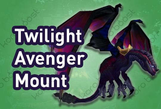 Buy WoW Twilight Avenger Mount Boost 