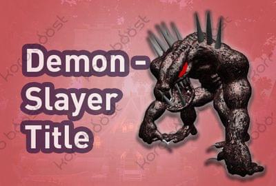 Demonslayer Title