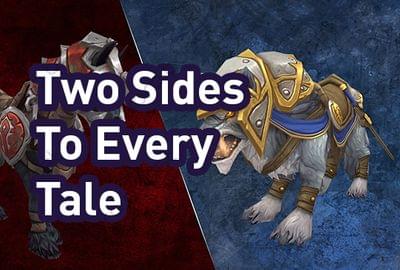 Two Sides to Every Tale - Two mounts in one!