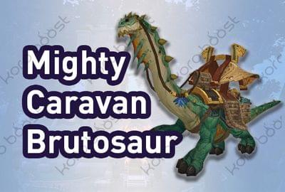 Mighty Caravan Brutosaur Mount
