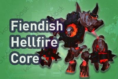 Fiendish Hellfire Core - Guldan Mythic Mount service with selfplay
