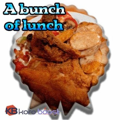 A bunch of lunch