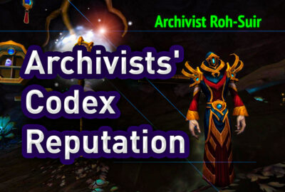 buy WoW Archivists' Codex Reputation Boost