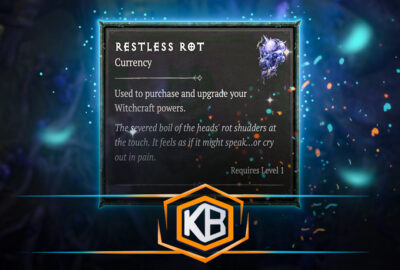 Restless Rot Farm for fast material collection and crafting upgrades