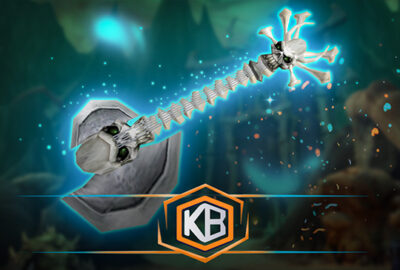 Arcanite Ripper in WoW for a heavy metal axe with rocking animation