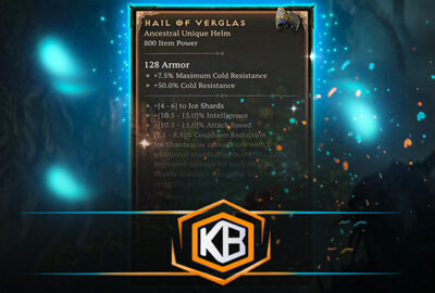 Hail of Verglas farm in Diablo 4 for fast Unique drop