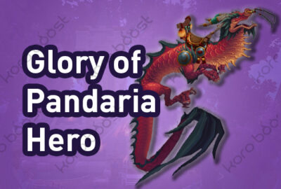 buy WoW Glory of the Pandaria Hero