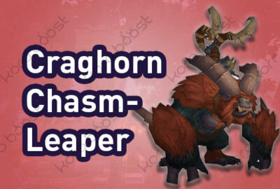 buy WoW Craghorn Chasm-Leaper Mount Boost