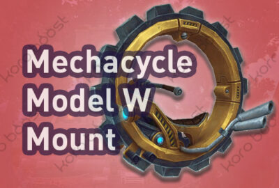buy WoW Mechacycle Model W Mount