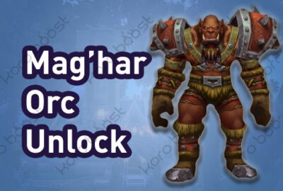 buy WoW Mag’har Orc Allied Race Unlock - BFA allied race