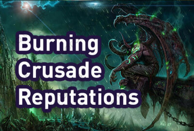 buy WoW The Burning Crusade reputation