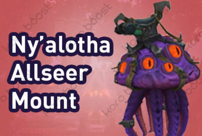 buy WoW Ny'alotha Allseer Mount, Mythic N'zoth Mount