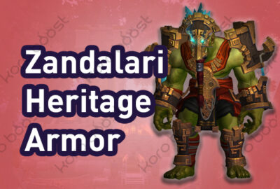 buy WoW Zandalari Heritage Armor Boost