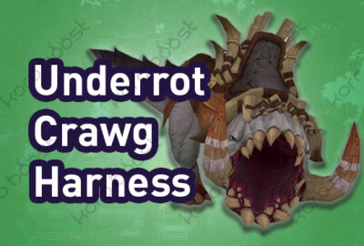 buy WoW Underrot Crawg Harness Mount Boost